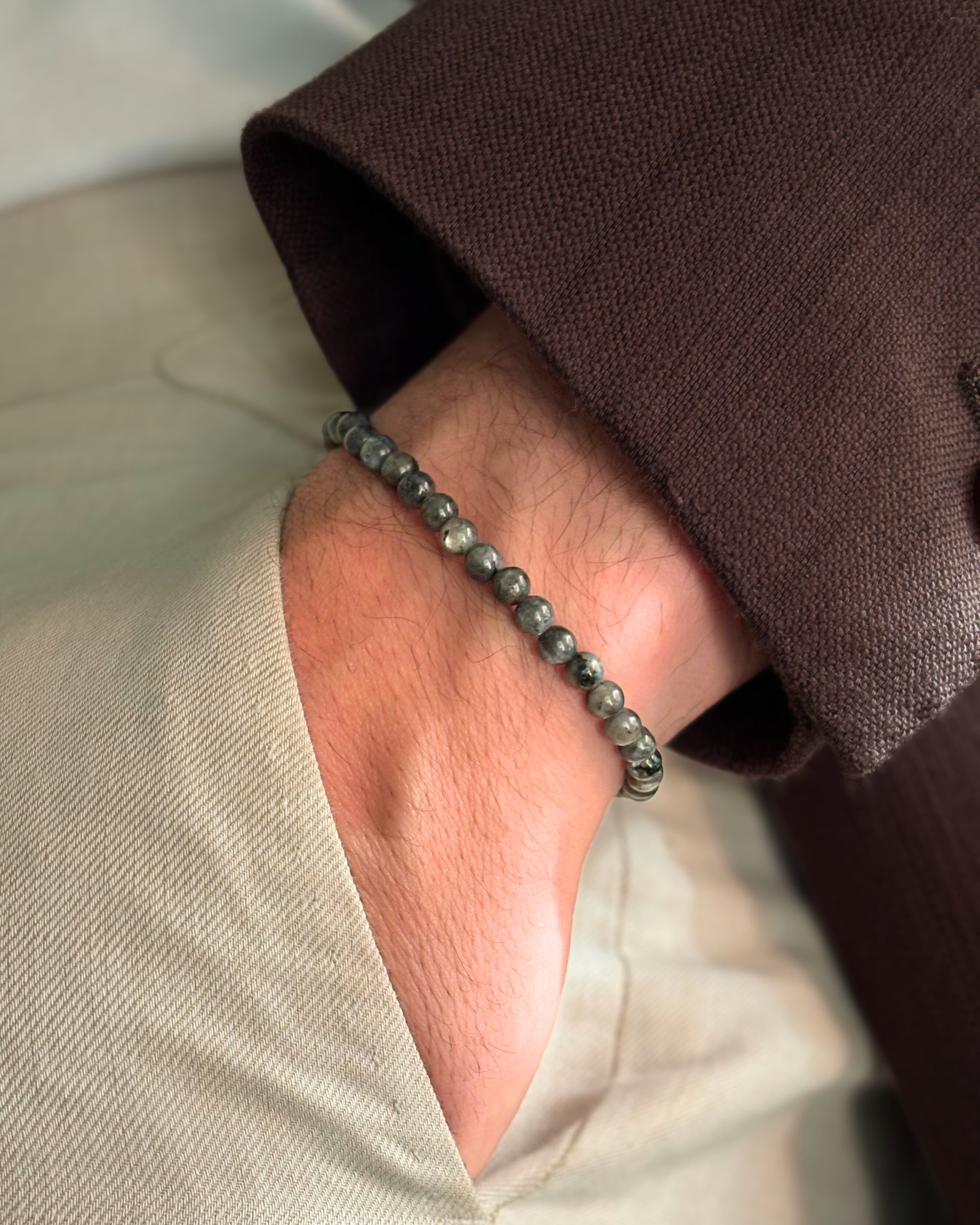 High Rollers | Dark Labradorite Bracelet