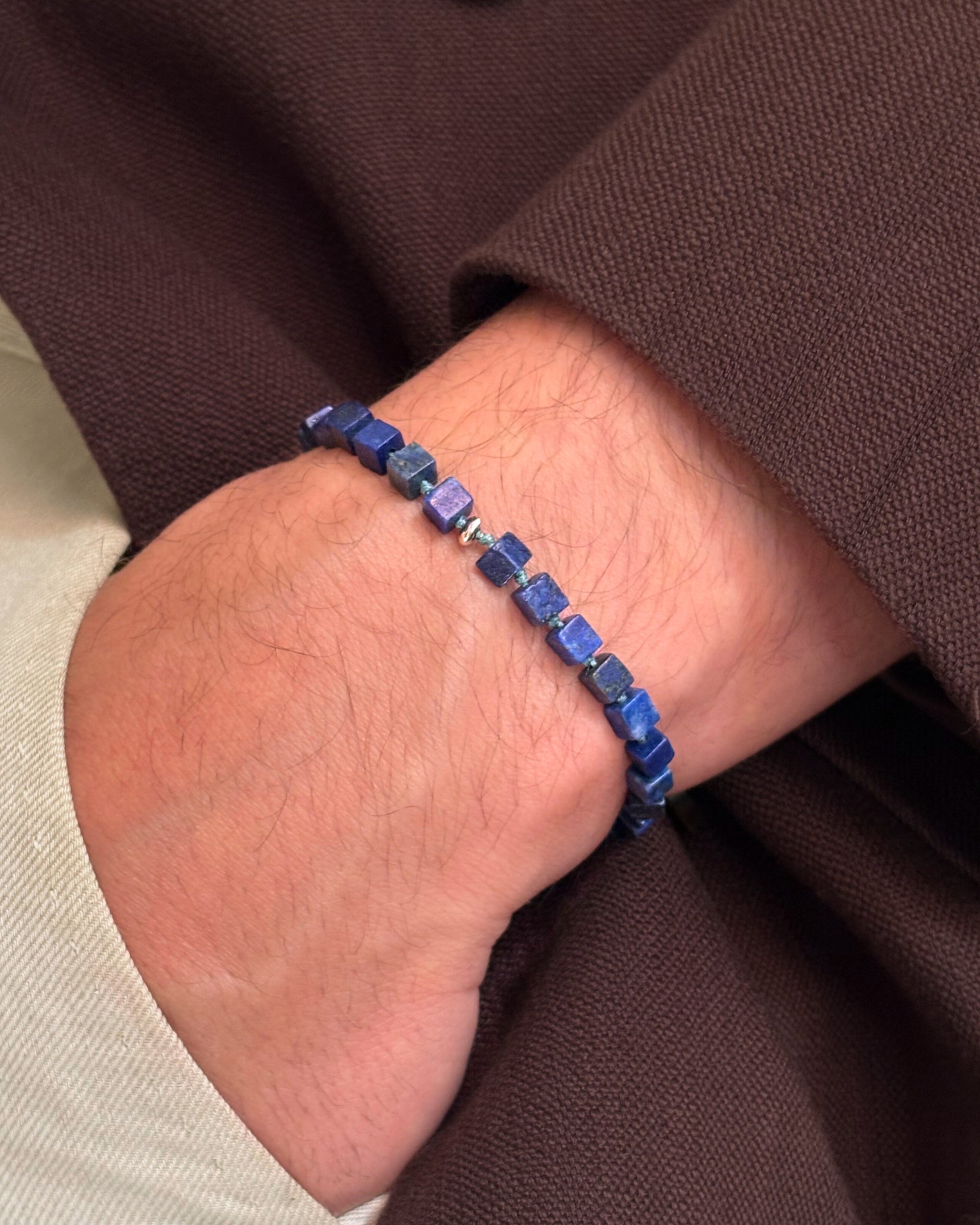 The Edge | Lapis Lazuli Bracelet