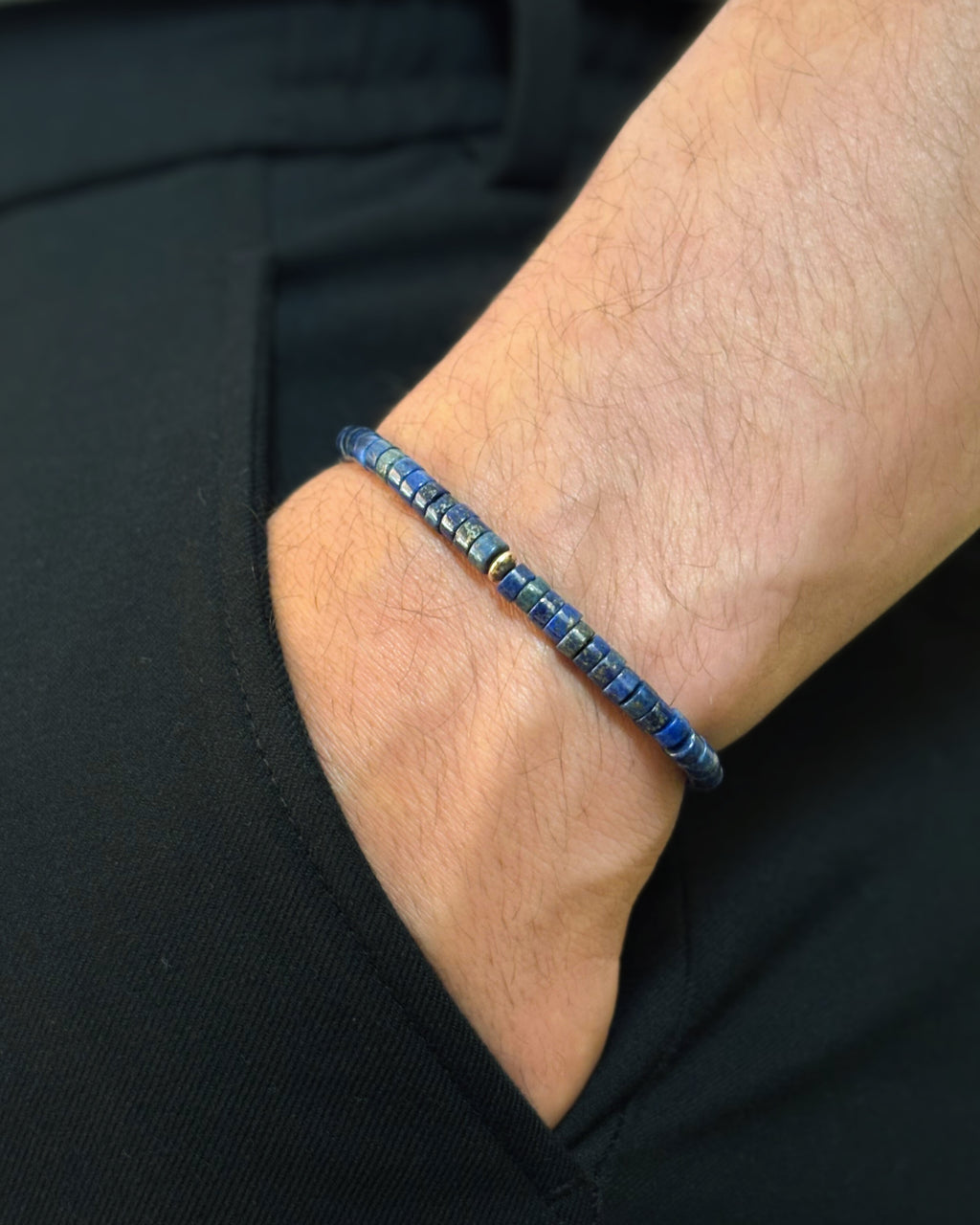 Smoking Barrels | Lapis Lazuli Bracelet