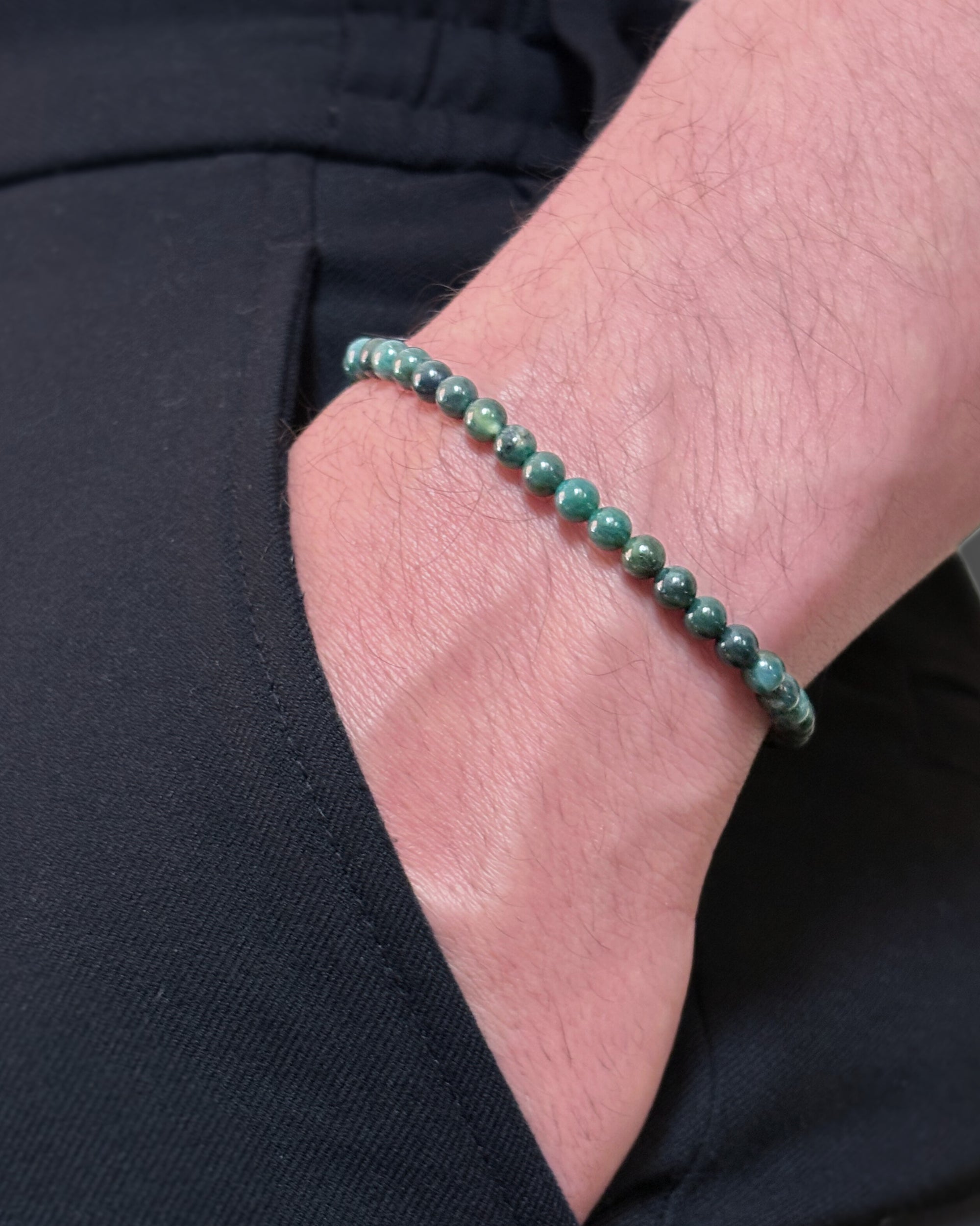 High Rollers | Green Agate Bracelet